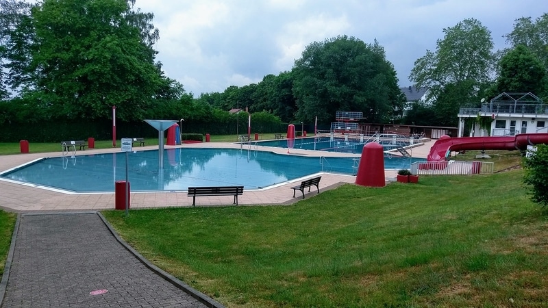 Blick in das Freibad